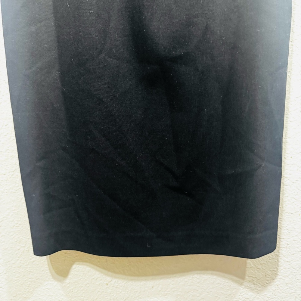 Black Halo Chantal Sleek Black Midi Dress Size 8 - Picture 3 of 16